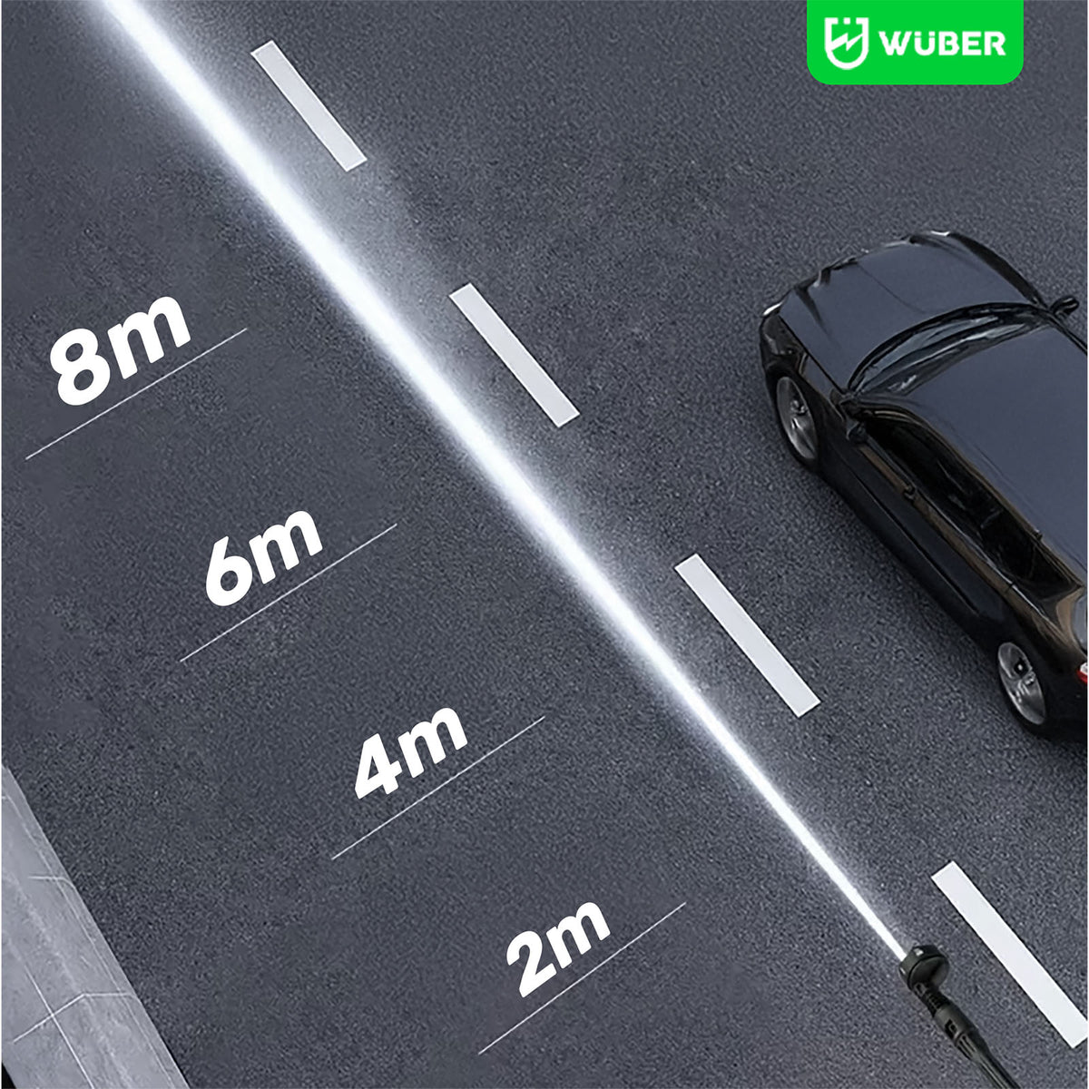 Myjka ciśnieniowa akumulatorowa 15 bar 240 l/h Share+ System 20 V WUBER