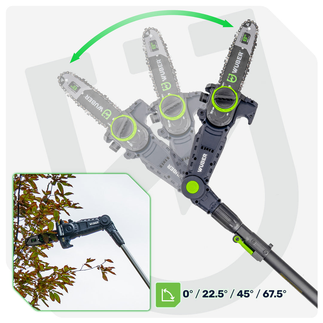 Piła łańcuchowa akumulatorowa na wysięgniku 3 m 2w1 WUBER