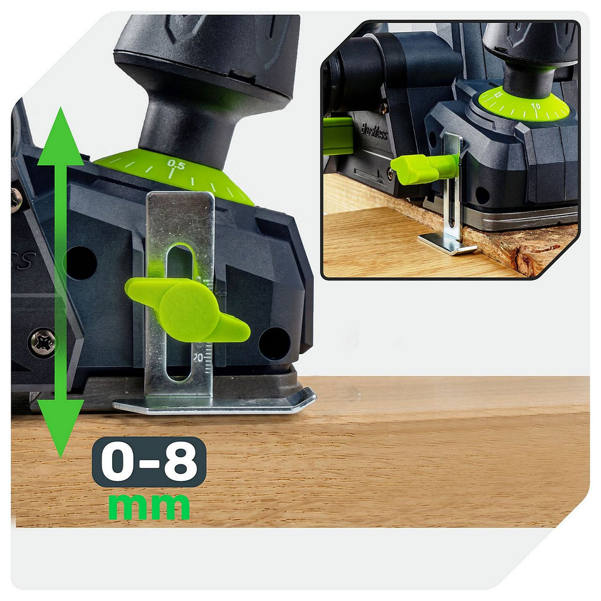 Strug akumulatorowy 20 V 82 mm heblarka Share+ System SOLO WUBER