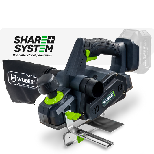 Strug akumulatorowy 20 V 82 mm heblarka Share+ System SOLO WUBER