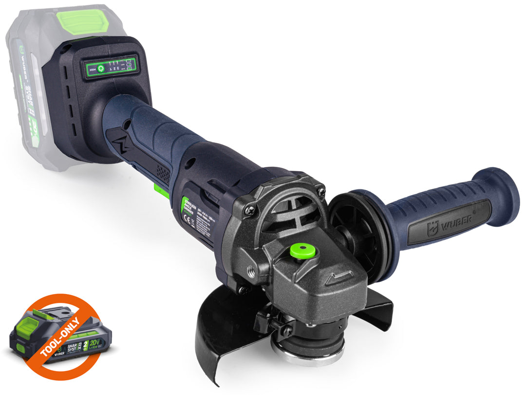Szlifierka kątowa 20 V 125 mm akumulatorowa WUBER