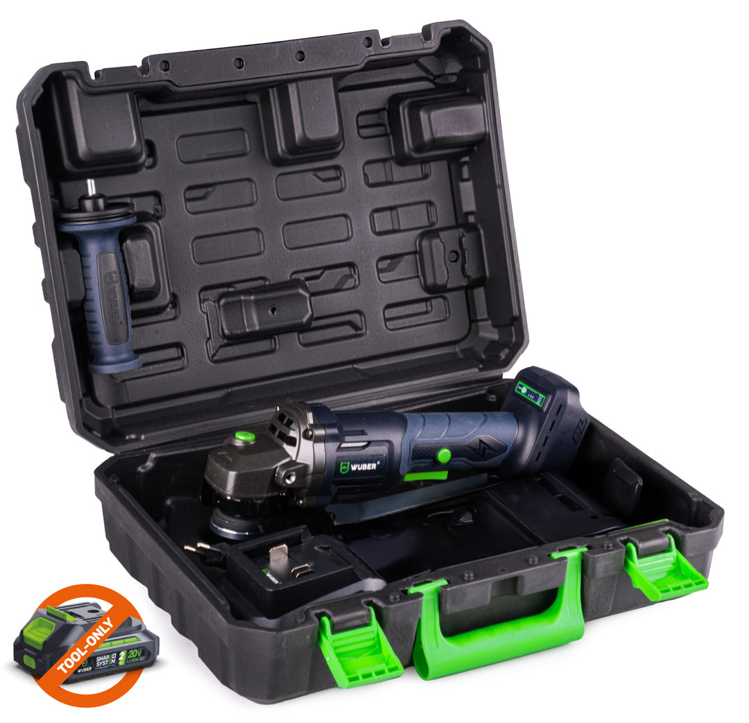 Szlifierka kątowa 20 V 125 mm akumulatorowa WUBER