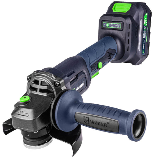 Szlifierka kątowa akumulatorowa 20 V średnica 125 mm +akumulator WUBER