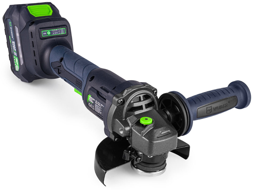 Szlifierka kątowa akumulatorowa 20 V średnica 125 mm WUBER