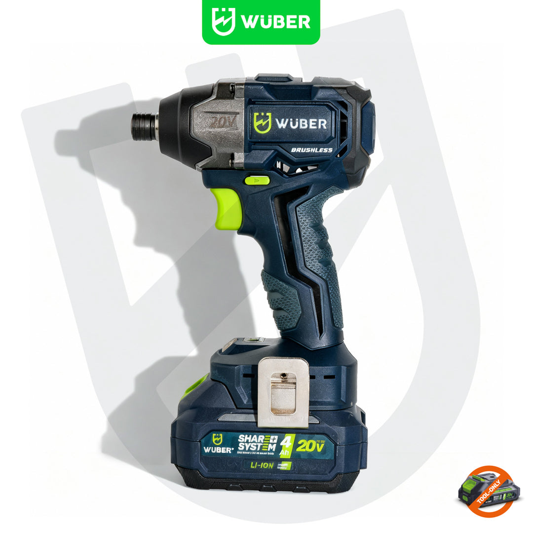 Zakrętarka udarowa akumulatorowa 1/4" 20 V WUBER