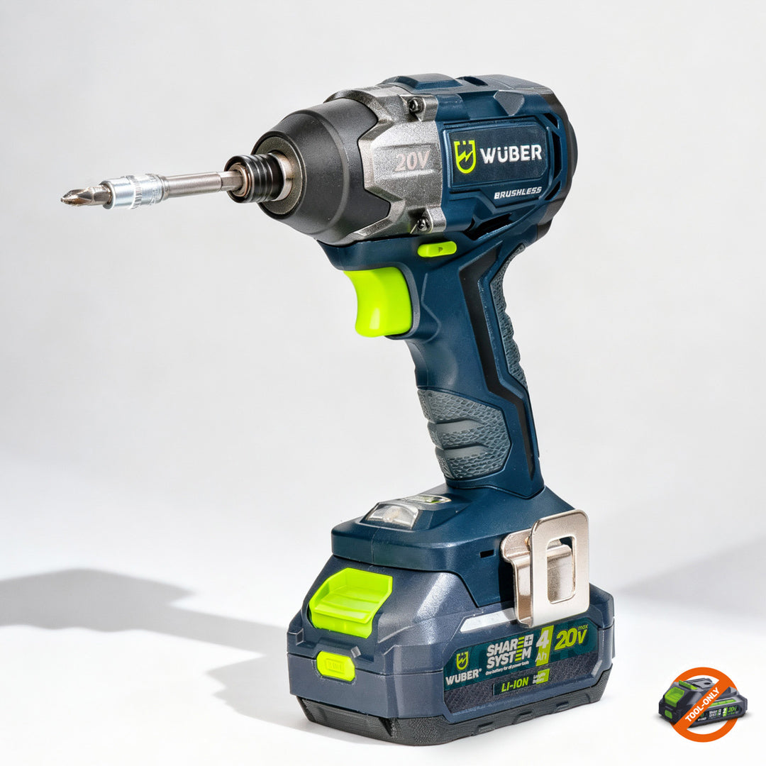 Zakrętarka udarowa akumulatorowa 1/4" 20 V WUBER