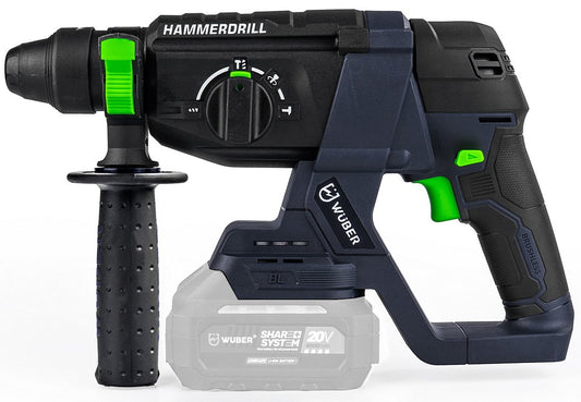 Młotowiertarka udarowa akumulatorowa 20 V 2 J SDS+ WUBER