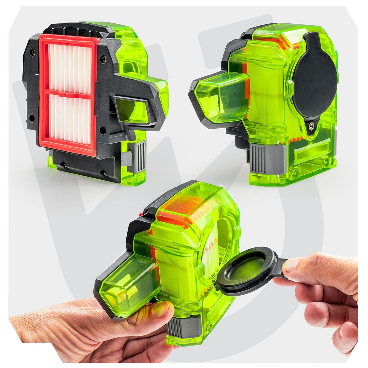 Pochłaniacz pyłu do młotowiertarki 20 V HEPA LED WUBER