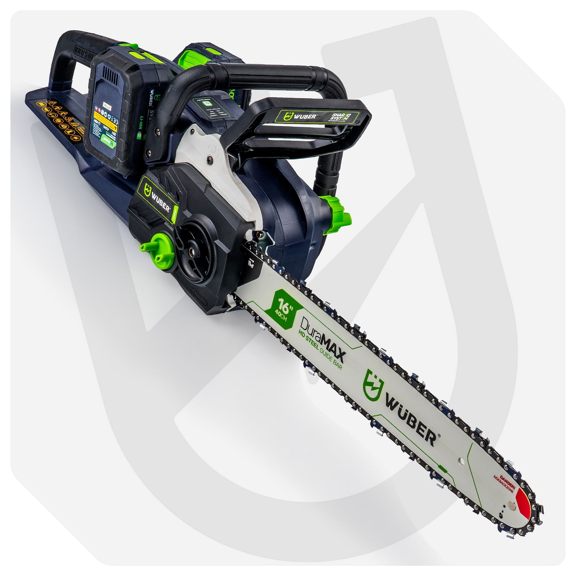 Piła łańcuchowa 40 V akumulatorowa 1200 W + 2 akumulatory WUBER