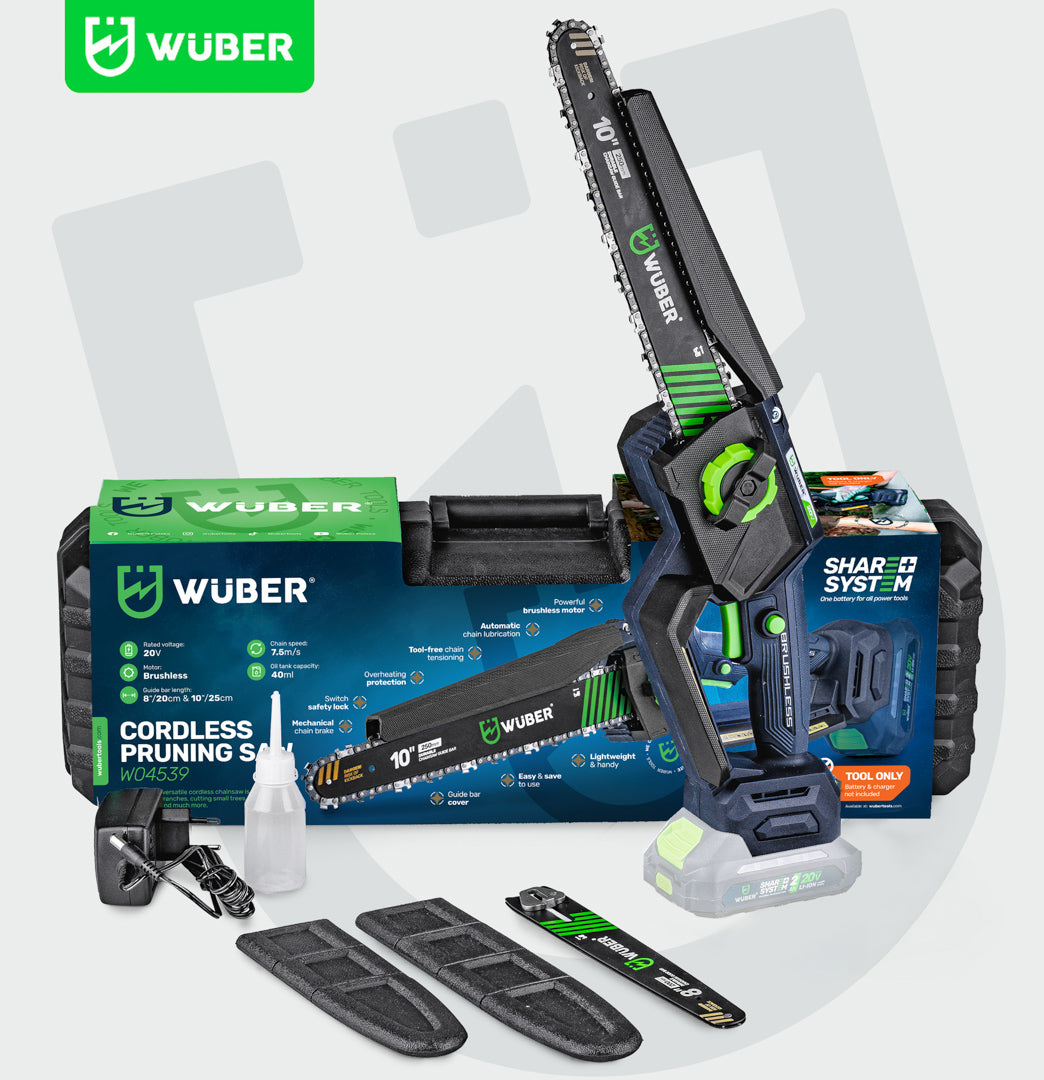 Mini piła łańcuchowa akumulatorowa 20 V 7,5 m/s bez akumulatora WUBER