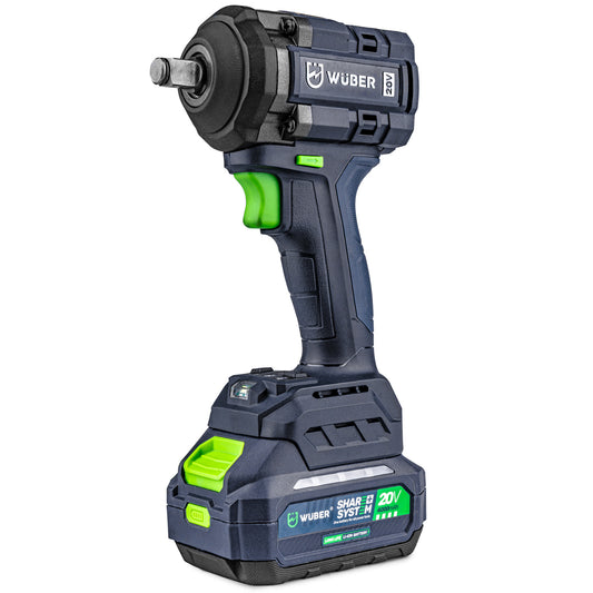 Klucz udarowy akumulatorowy bezszczotkowy 600 Nm 20 V WUBER