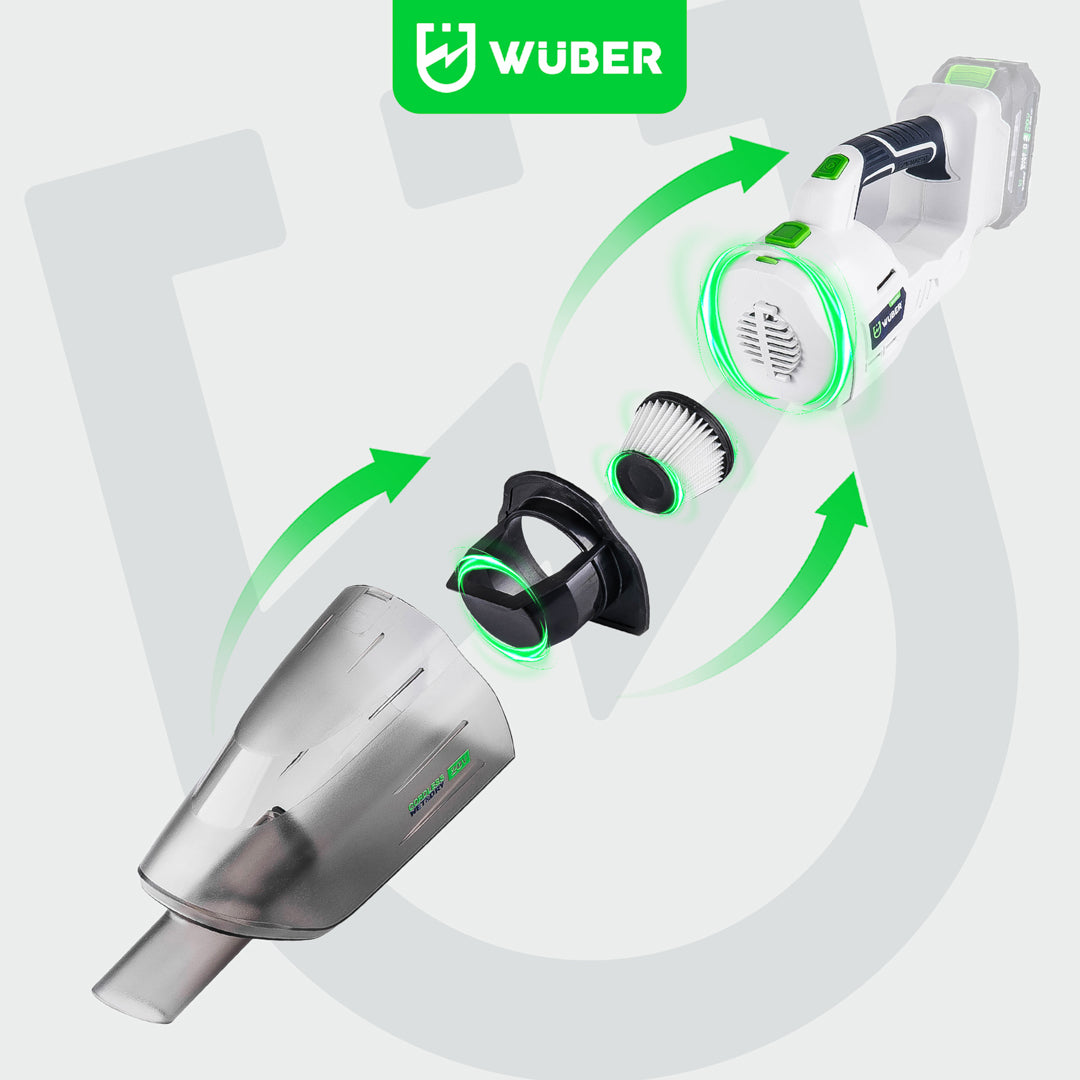 Odkurzacz akumulatorowy 120 W WUBER