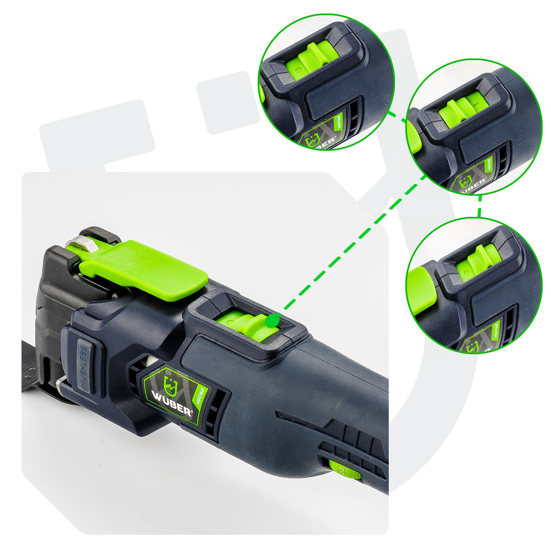 Narzędzie wielofunkcyjne multitool akumulatorowy 20 V WUBER