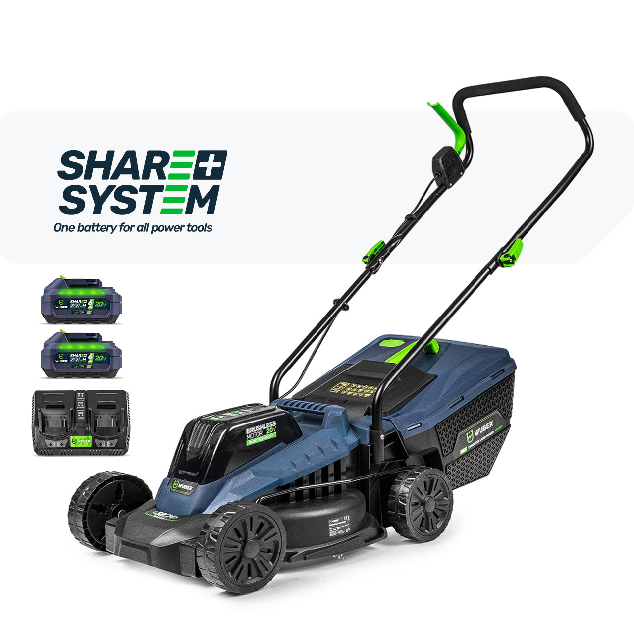 Kosiarka akumulatorowa bezszczotkowa 32 cm 20 V WUBER
