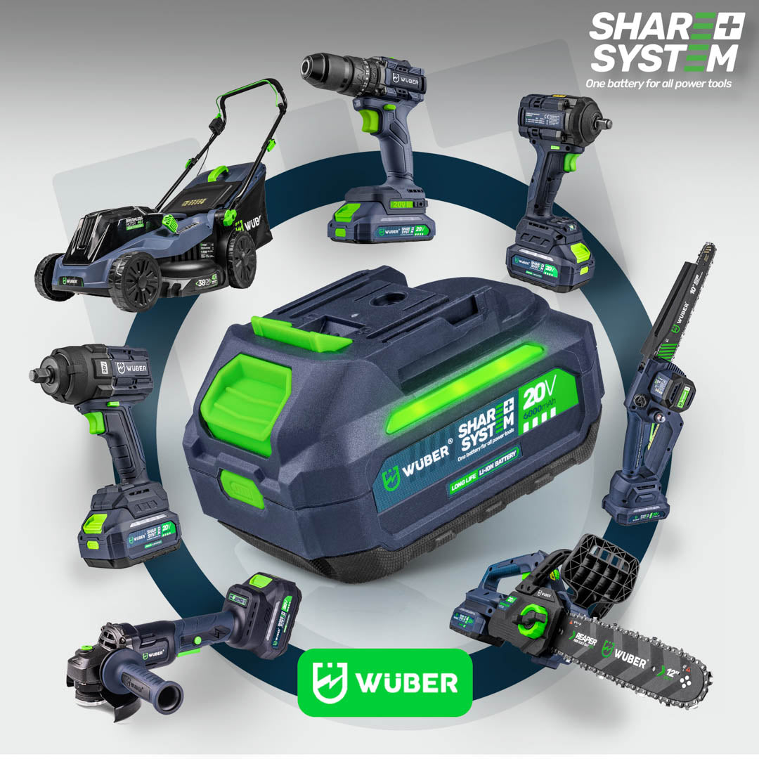 Kosiarka akumulatorowa bezszczotkowa 32 cm 20 V WUBER