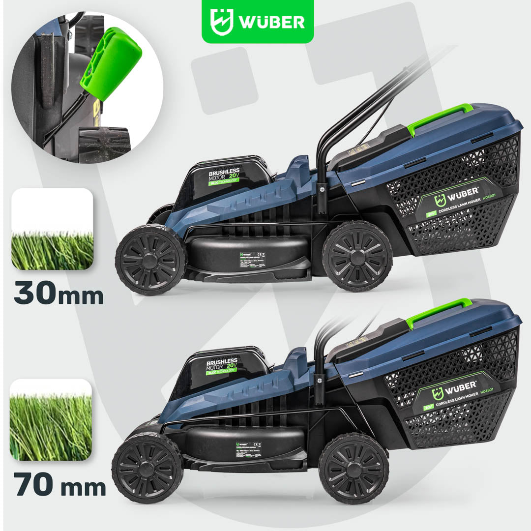 Kosiarka akumulatorowa bezszczotkowa 32 cm 20 V WUBER