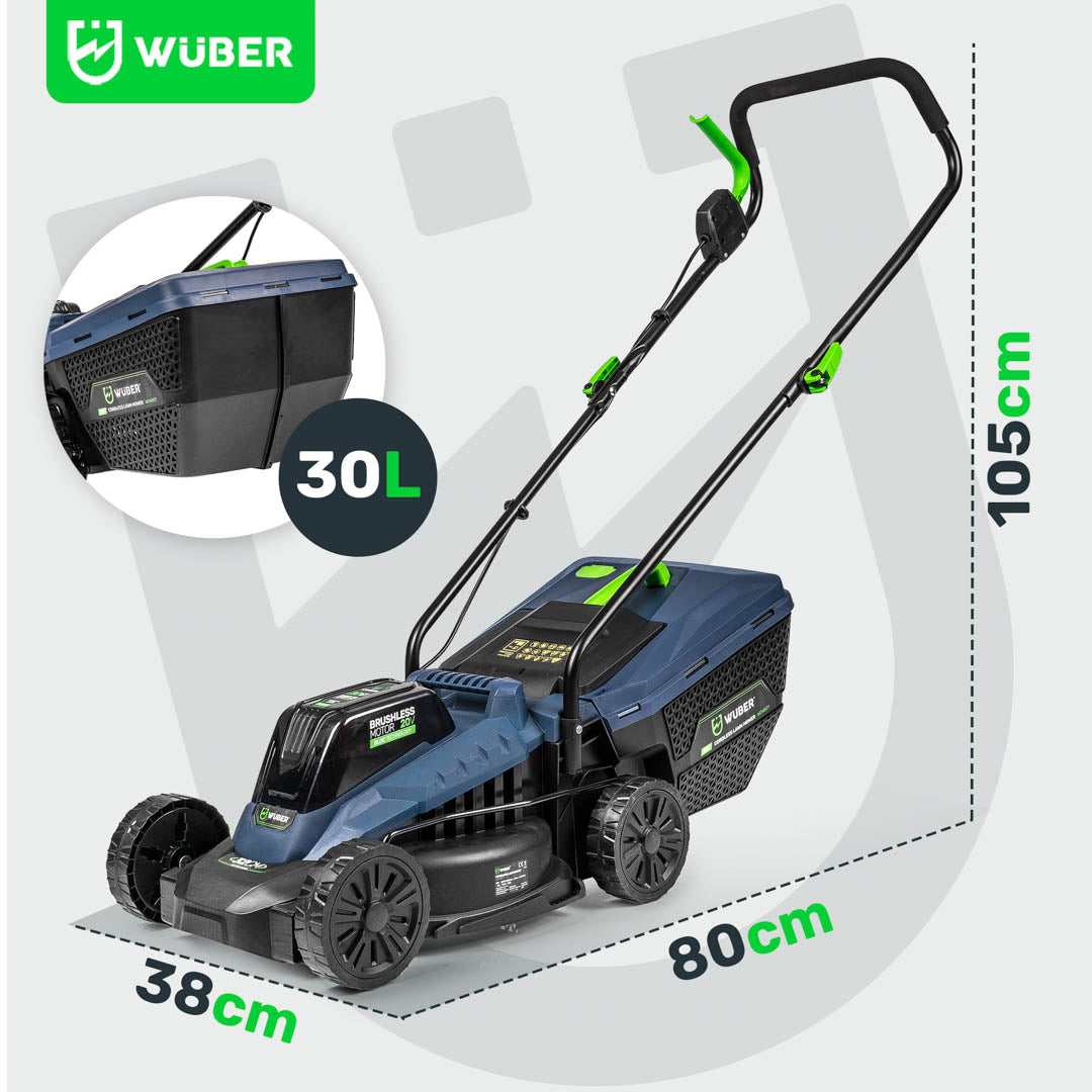 Kosiarka akumulatorowa bezszczotkowa 32 cm 20 V WUBER