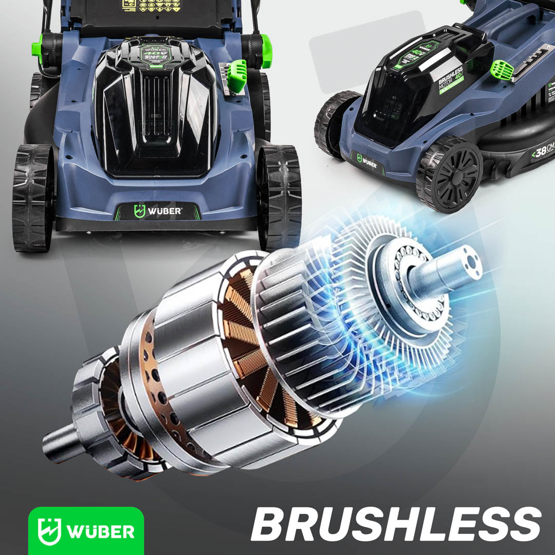 Kosiarka akumulatorowa bezszczotkowa 38 cm 40 V WUBER