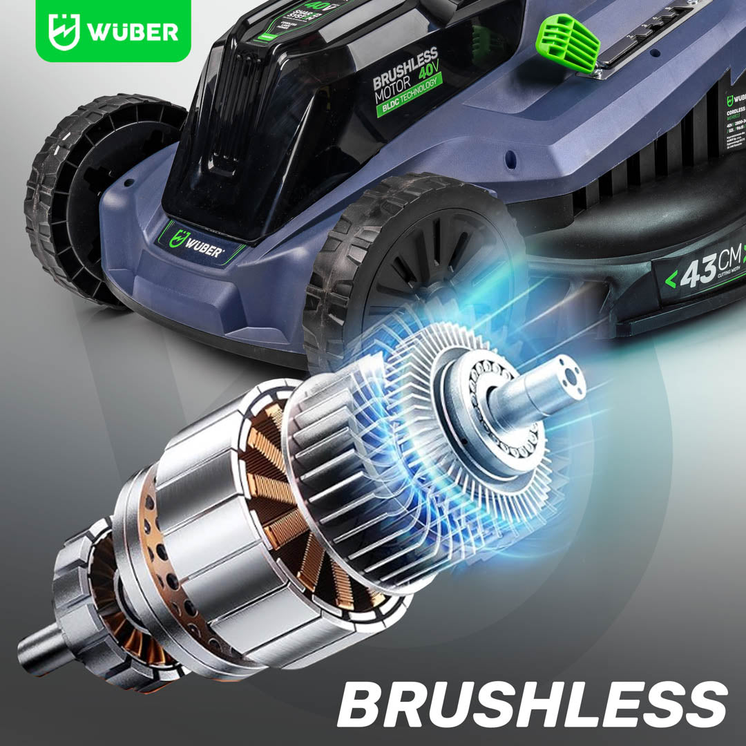 Kosiarka akumulatorowa bezszczotkowa 38 cm 40 V WUBER