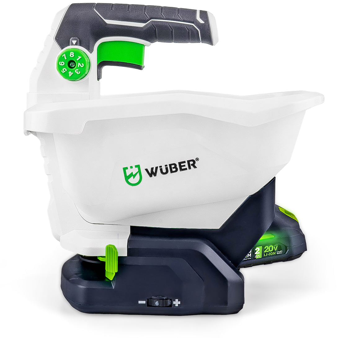 Akumulatorowy siewnik WUBER 3,3 l z ergonomiczną rączką i regulacją wydajności