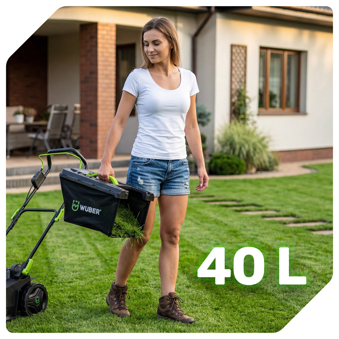 Kosiarka akumulatorowa bezszczotkowa 38 cm 40 V WUBER