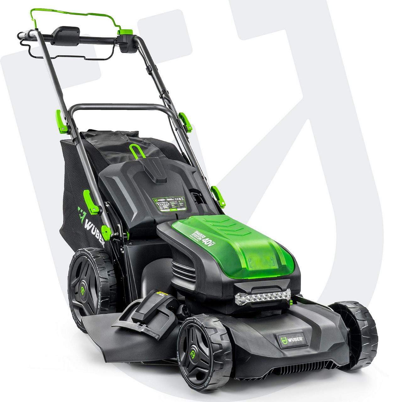 Kosiarka akumulatorowa z napędem 47 cm 4 Ah 40 V 2x akumulatory WUBER