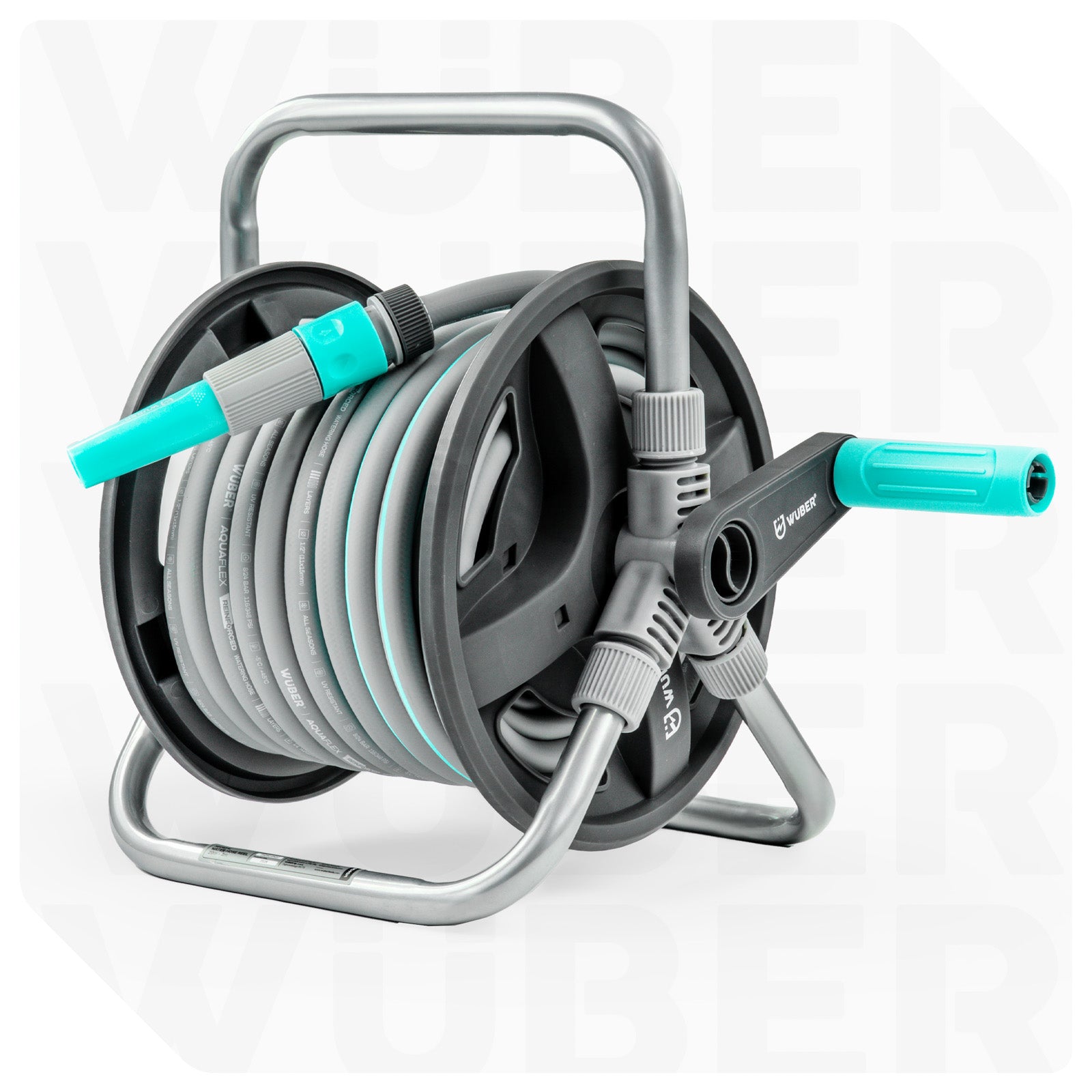 Zwijak na wąż ogrodowy 20+2 m zwijacz PVC WUBER