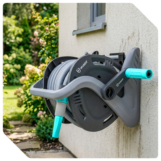 Zwijak na wąż ogrodowy 20+2 mm zwijacz +wąż WUBER