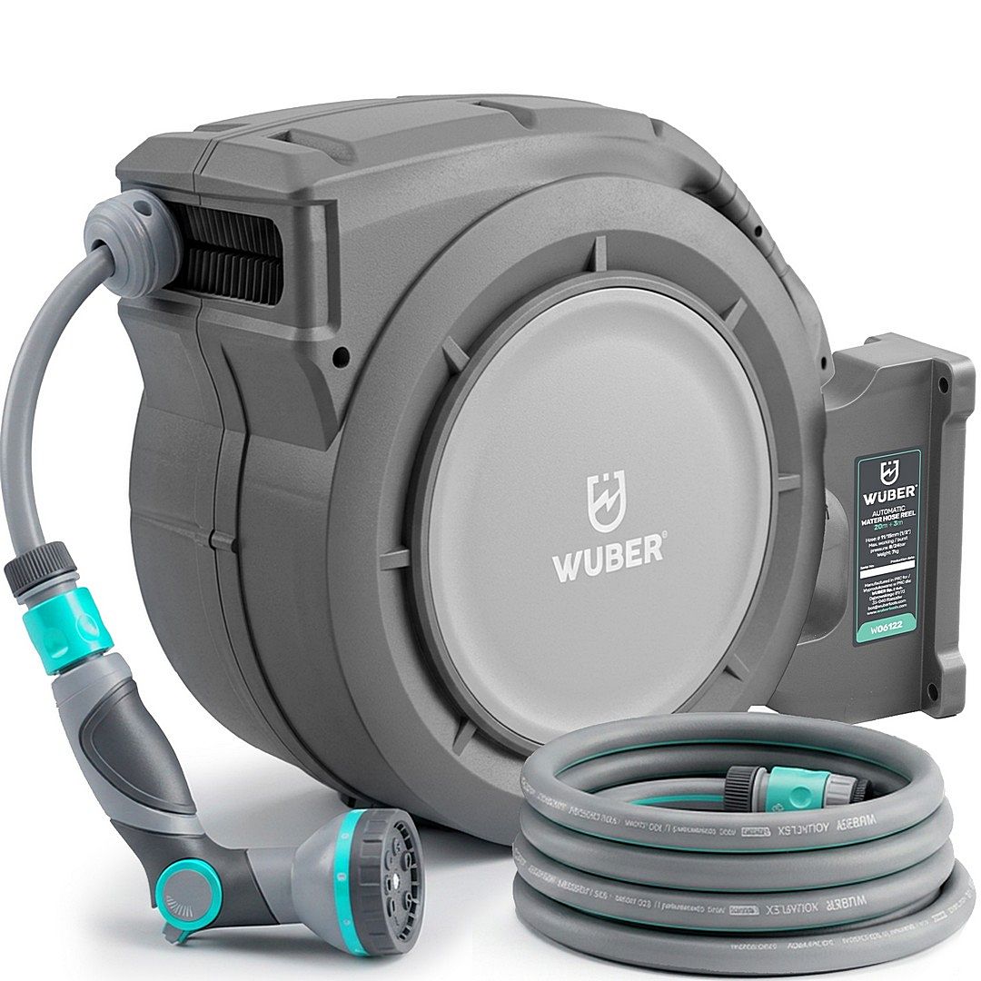 Zwijak do węża ogrodowego zwijacz automatyczny 20+3 m 10w1 WUBER
