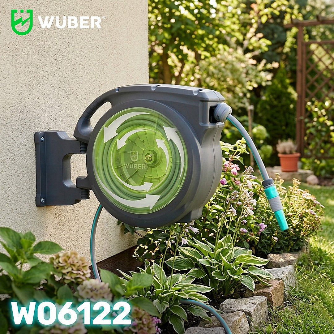 Zwijak do węża ogrodowego zwijacz automatyczny 20+3 m 10w1 WUBER