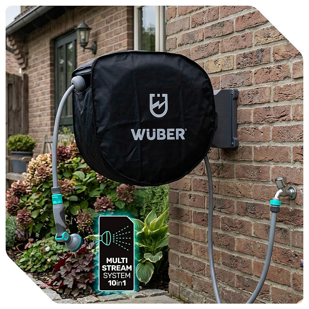 Zwijak do węża ogrodowego zwijacz automatyczny 20+3 m 10w1 WUBER