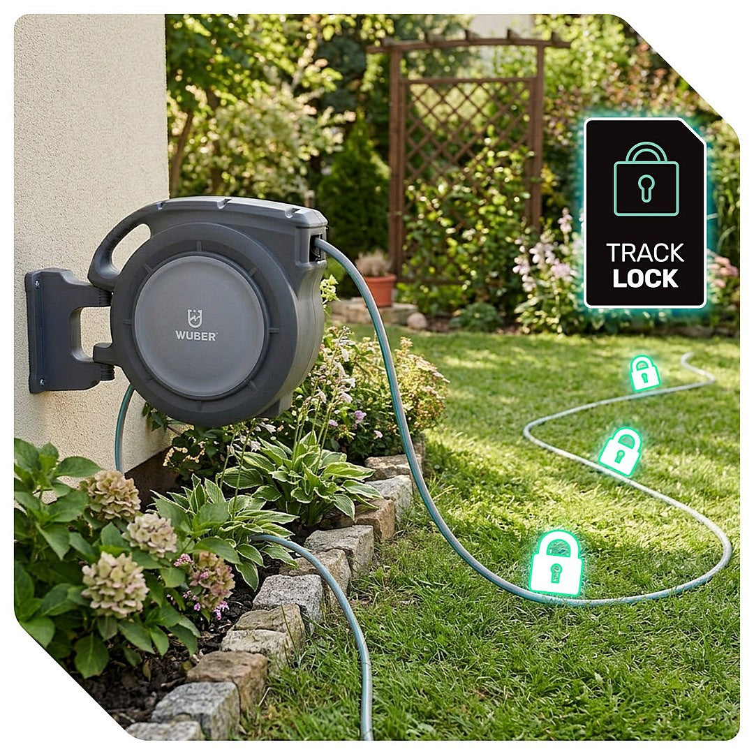 Zwijak do węża ogrodowego zwijacz automatyczny 20+3 m 10w1 WUBER