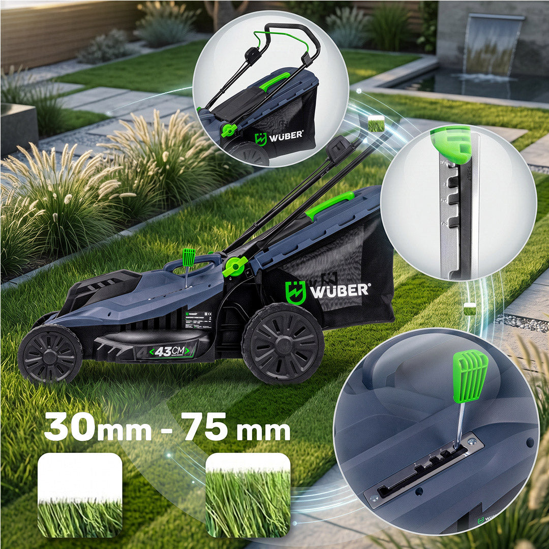 Kosiarka elektryczna 43 cm 1800 W WUBER