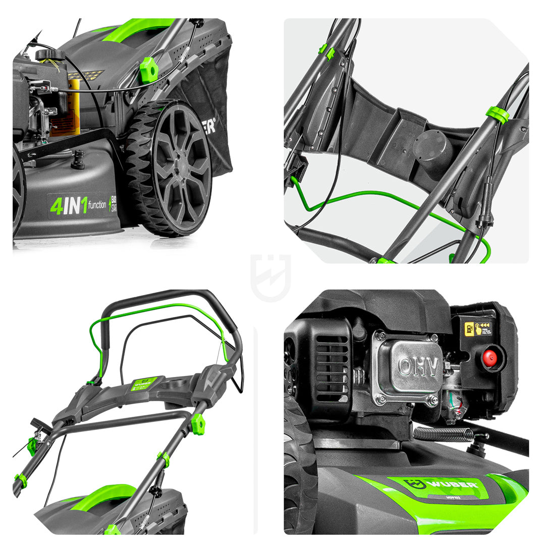 Kosiarka spalinowa silnik Loncin 51 cm 196 cm³ + Elektrostart WUBER