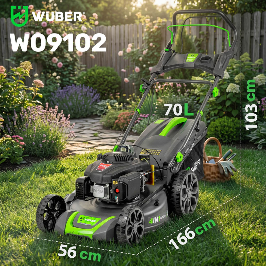 Kosiarka spalinowa silnik Loncin 51 cm 196 cm³ + Elektrostart WUBER