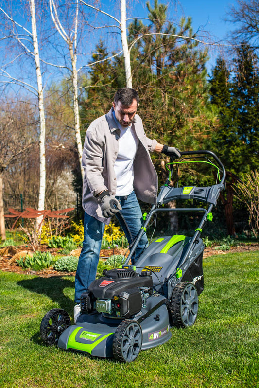 Kosiarka spalinowa 4,8 KM z napędem i rozruchem WUBER