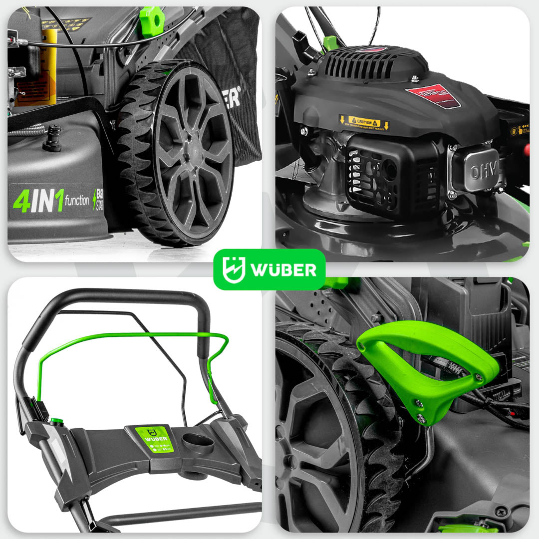 Kosiarka spalinowa 4,8 KM z napędem i rozruchem WUBER