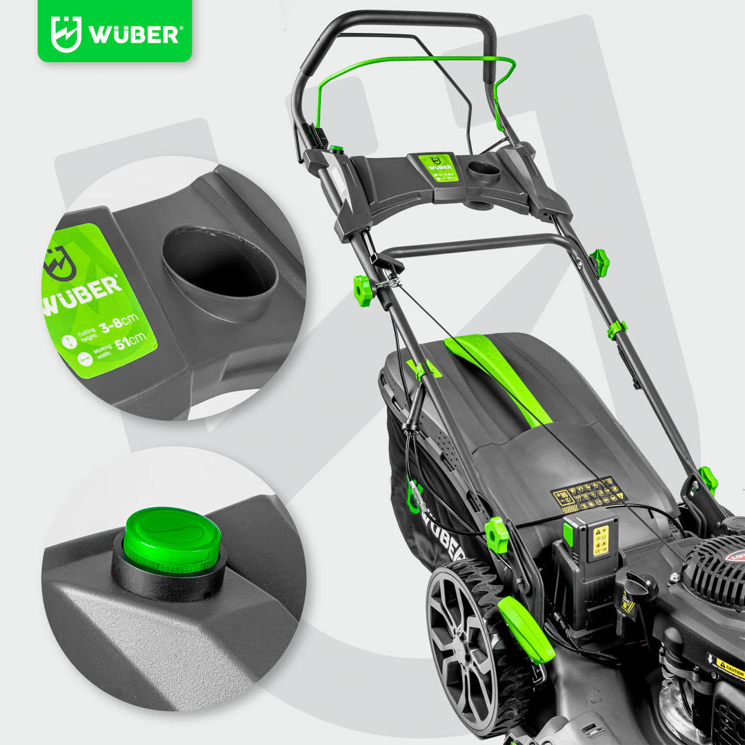 Kosiarka spalinowa 4,8 KM z napędem i rozruchem WUBER