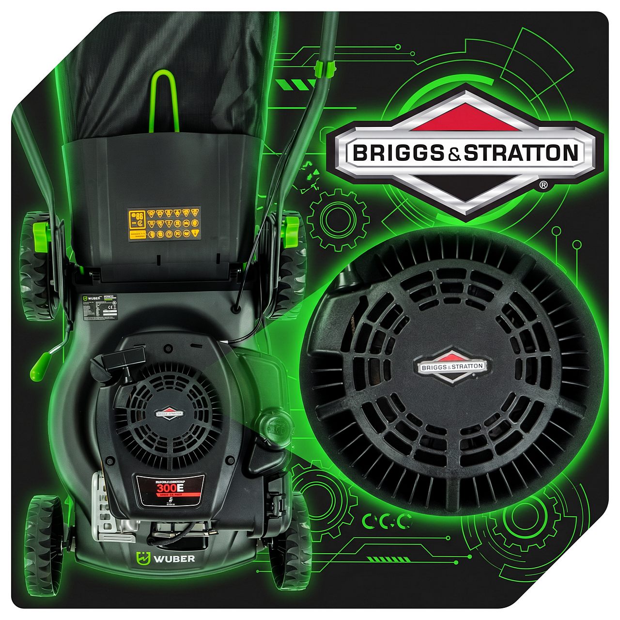 Kosiarka spalinowa Briggs & Stratton 40 cm z napędem WUBER