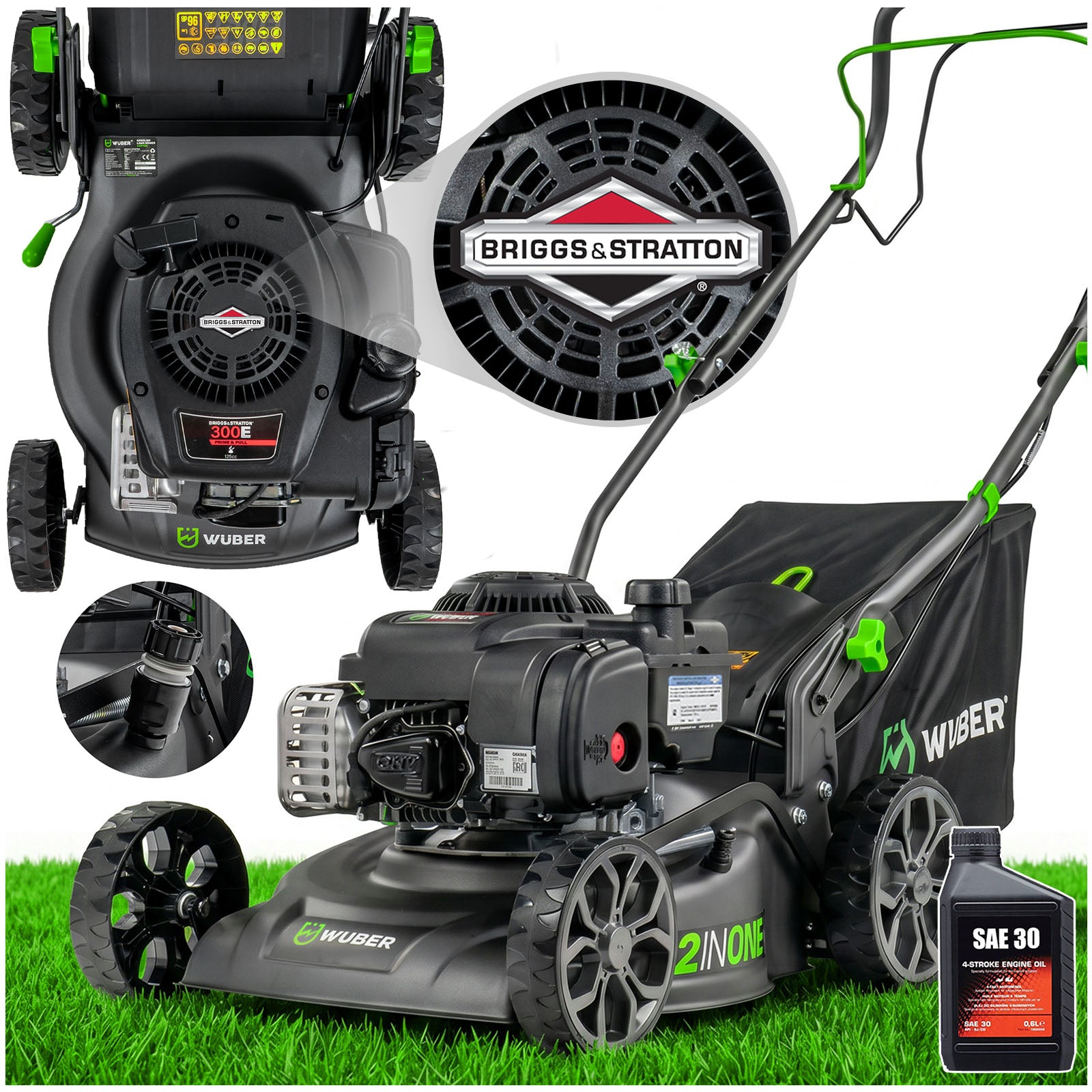 Kosiarka spalinowa Briggs & Stratton 40 cm z napędem WUBER