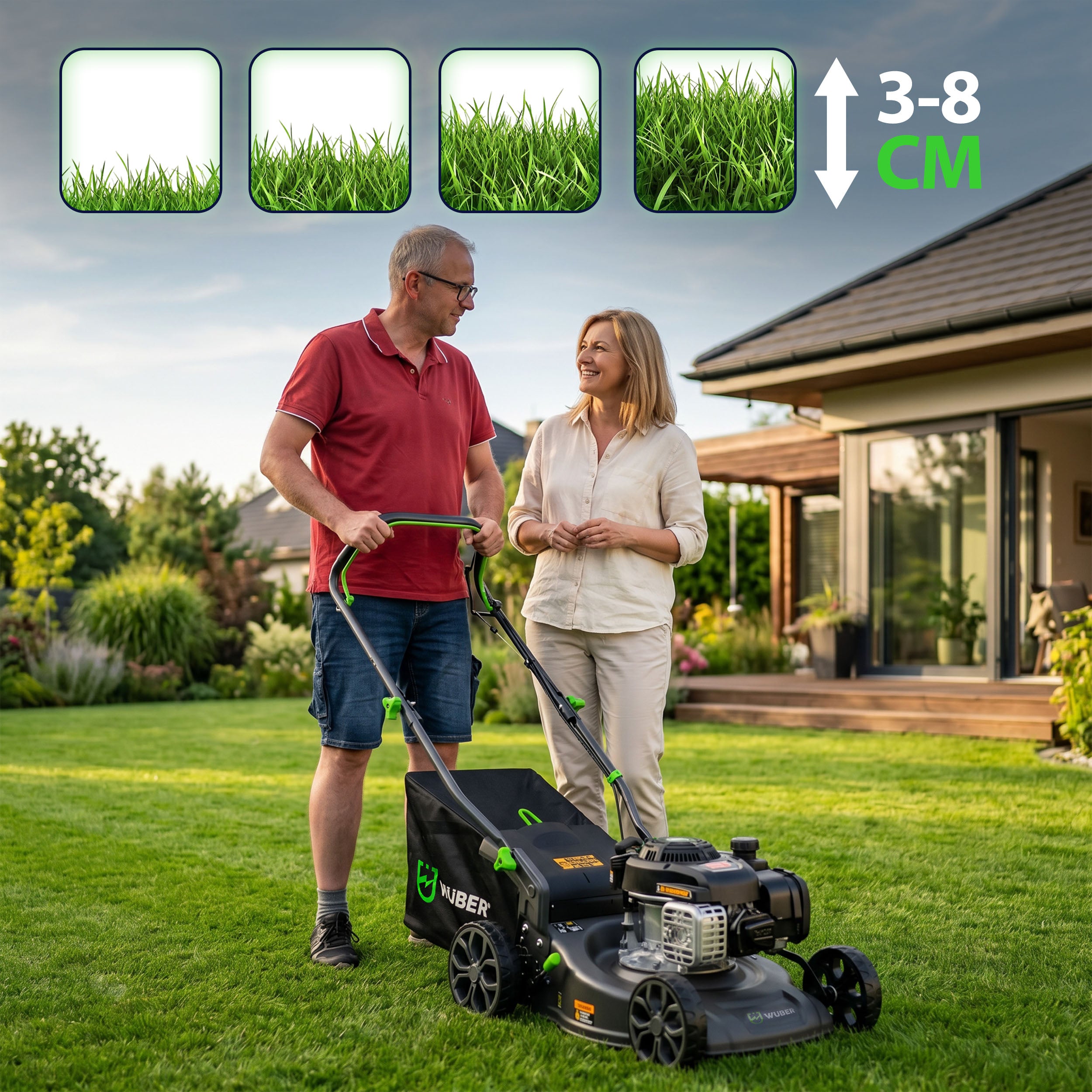 Kosiarka spalinowa Briggs & Stratton 40 cm z napędem WUBER