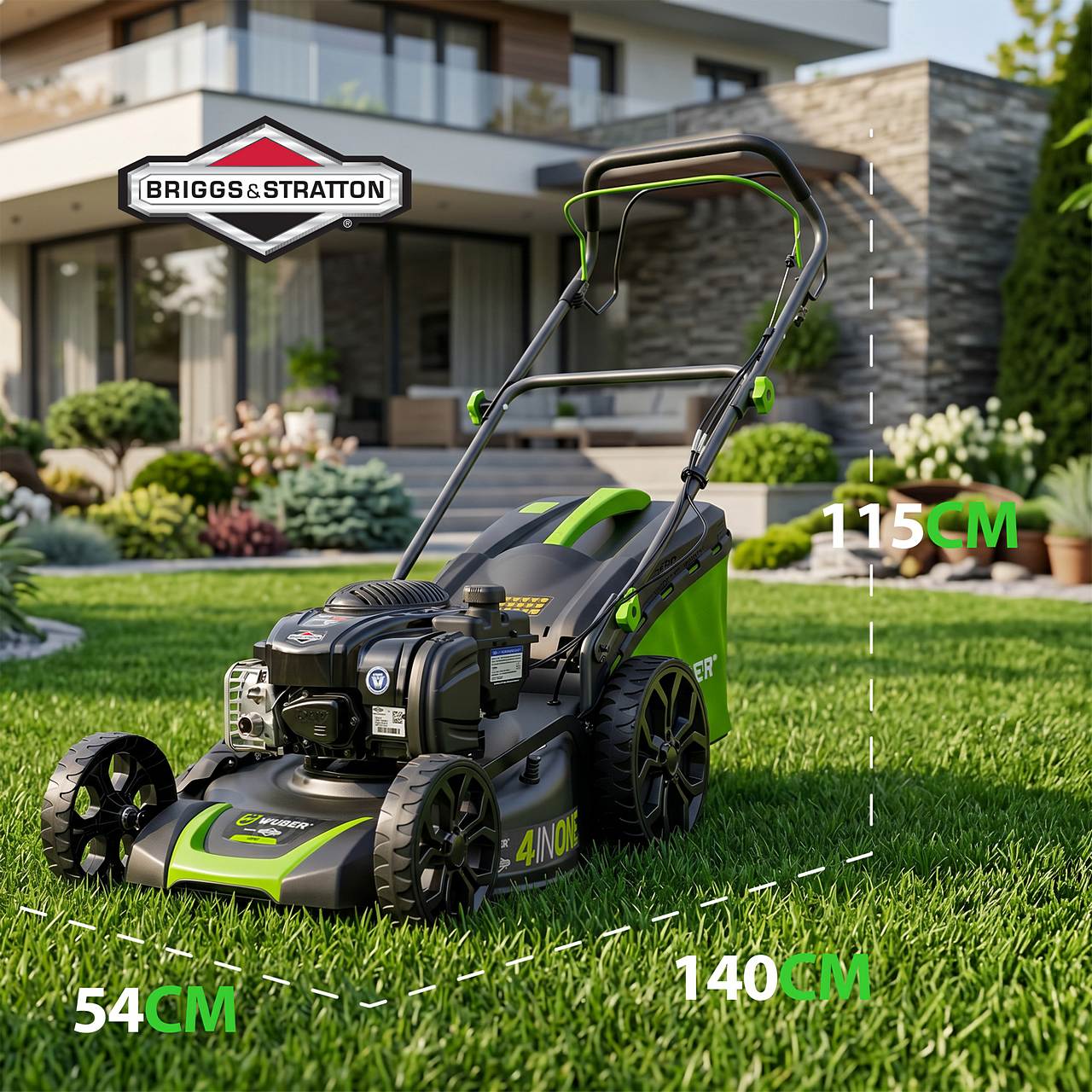 Kosiarka spalinowa Briggs & Stratton 46 cm z napędem WUBER