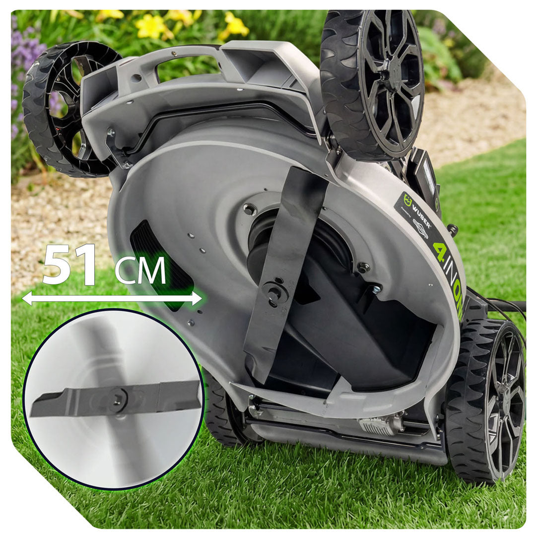 Kosiarka spalinowa 51 cm Briggs & Stratton z napędem WUBER