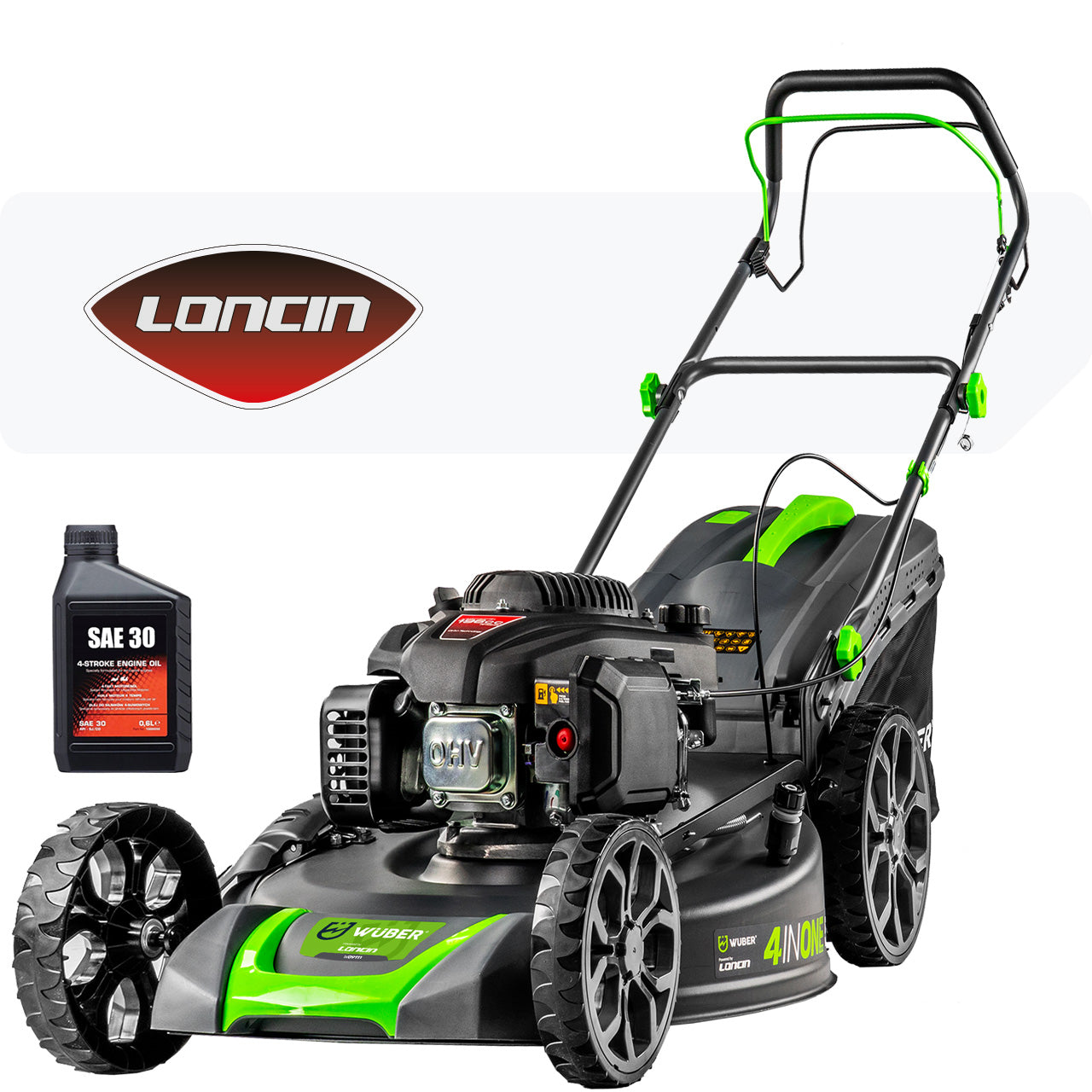 Kosiarka spalinowa 4 KM Loncin z napędem 166 cm³ WUBER