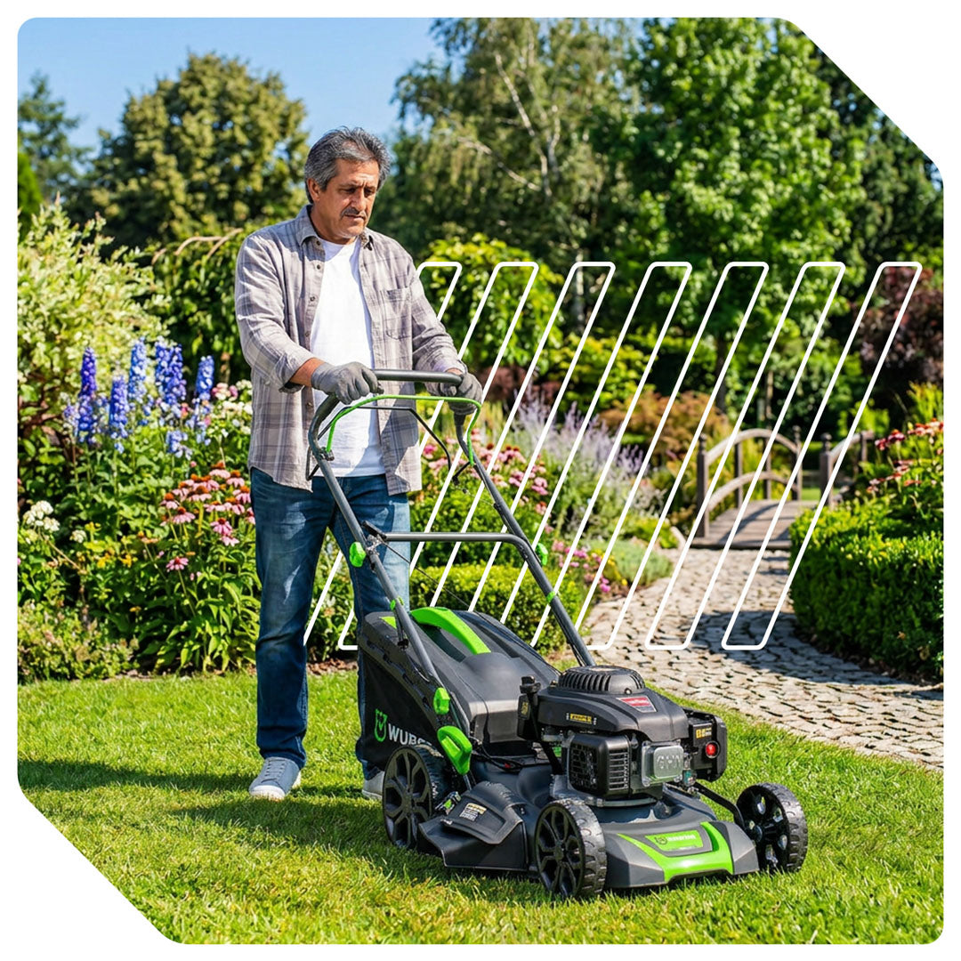 Kosiarka spalinowa 4,8 KM Loncin 56 cm z napędem 196 cm³ WUBER