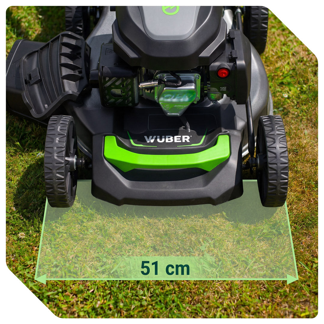 Kosiarka spalinowa 51 cm z napędem 3,6 km/h WUBER