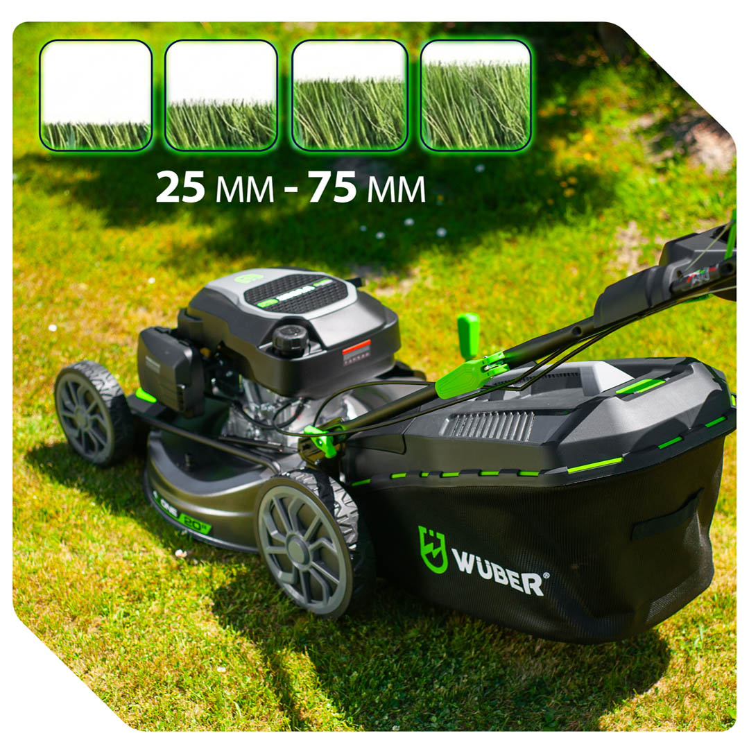 Kosiarka spalinowa 51 cm z napędem 3,6 km/h WUBER