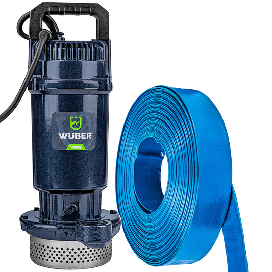 Pompa głębinowa do wody czystej brudnej szamba 400 W +wąż WUBER