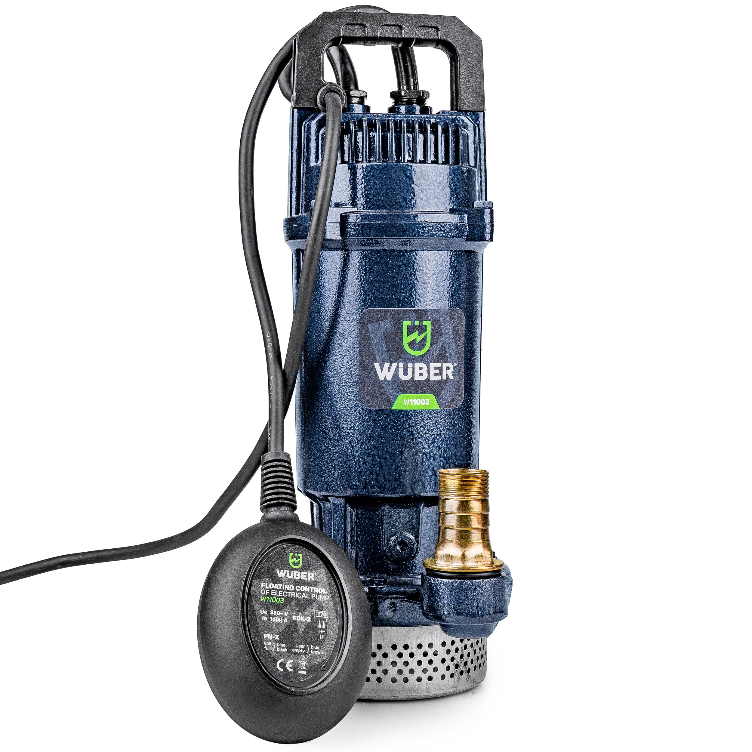 Pompa głębinowa do wody z pływakiem 400 W +wąż strażacki WUBER