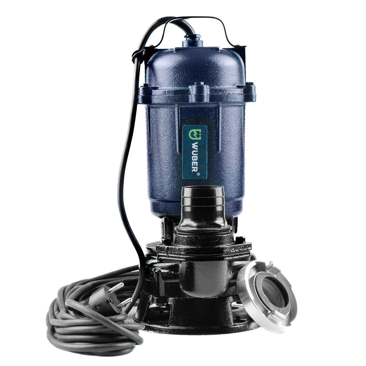 Pompa głębinowa do wody czystej brudnej szamba 2" 750 W +rozdrabniacz WUBER
